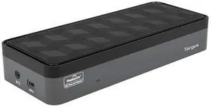 Targus USB C Universal Docking Station with Quad 4K(QV4K), Docking Station Single 5K/Quad 4K UHD Display,USB C Laptop Docking Station with 4 DisplayPort or 4 HDMI Ports/100W Power Delivery(DOCK570USZ)