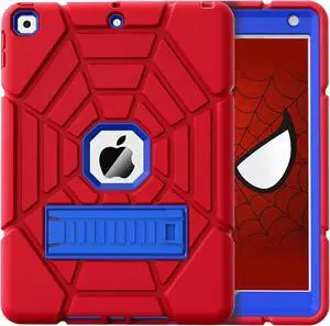 Grifobes for iPad 9th Generation Case, iPad 8th/7th Generation Case 2021/2020/2019, Heavy Duty Shockproof Rugged Protective 10.2" Cover with Stand for iPad 9 8 7 Gen 10.2 inch Kids Children Boys