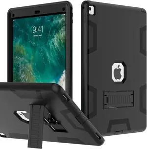 Puxicu Case for iPad Pro 12.9 Case 2017/2015 (Old Model,1st & 2nd Gen), Heavy Duty Rugged Protective, Cover for iPad Pro 12.9" (Model: A1584 A1652 A1670 A1671), Black