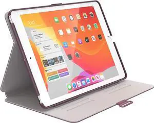 Speck Products BalanceFolio iPad 10.2 Inch Case and Stand, Fits Gen 7 ( 2019)/ 8 (2020)/ 9 (2021), Plumberry Purple/Crushed Purple/Crepe Pink