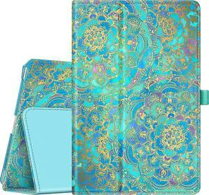 Fintie Folio Case for iPad 6th / 5th Generation (2018/2017), iPad Air 2 / Air 1 (9.7 Inch) - [Corner Protection] Premium Vegan Leather Stand Cover, Shades of Blue