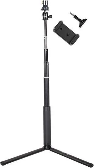 Smatree SQ2 Telescoping Selfie Stick with Tripod Compatible for OSMO 360,Insta360 X5,GoPro Hero 13/12/11/10/9/8/7/6/5/4/3,AKASO Brave 7 LE,DJI OSMO Action 5Pro/4/3,Ricoh Theta S/V,Compact Camera/Phone Smatree SQ2 Telescoping Selfie Stick with Tripod Compatible for OSMO 360,Insta360 X5,GoPro Hero 13/12/11/10/9/8/7/6/5/4/3,AKASO Brave 7 LE,DJI OSMO Action 5Pro/4/3,Ricoh Theta S/V,Compact Camera/Phone