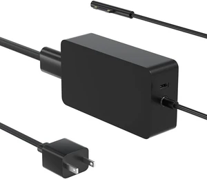 65W 44W AC Charger Fit for Microsoft Surface Pro 10 9 8 7+ 7 6 5 4 3 X Surface Laptop 7 6 5 4 3 2 1 Surface Book 3 2 1 Surface Go 4 3 2 1 Tablet Windows Replacement Power Supply 65W 44W AC Charger Fit for Microsoft Surface Pro 10 9 8 7+ 7 6 5 4 3 X Surface Laptop 7 6 5 4 3 2 1 Surface Book 3 2 1 Surface Go 4 3 2 1 Tablet Windows Replacement Power Supply