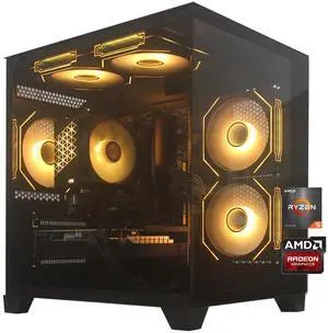 YLZKIX Gaming Desktop Computer PC,AMD Ryzen 5 5600 3.5GHz(up to 4.4GHz), AMD Radeon 5600 12G, 16GB RAM and 1TB NVMe M.2 SSD, WiFi6 ARGB Fan,Prebuilt Gaming PC Tower Windows 11 Home YLZKIX Gaming Desktop Computer PC,AMD Ryzen 5 5600 3.5GHz(up to 4.4GHz), AMD Radeon 5600 12G, 16GB RAM and 1TB NVMe M.2 SSD, WiFi6 ARGB Fan,Prebuilt Gaming PC Tower Windows 11 Home