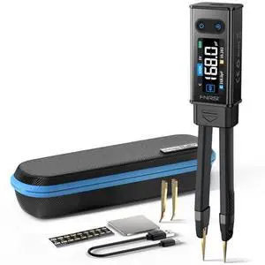 FNIRSI LCR-ST2 100kHz LCR ESR Meter Tweezer, SMD Component Tester, Auto Sort Compare, Resistor, Inductor, Diode, Capacitor Tester, Measures Voltage, Continuity, Full-Band Scan, Series/Parallel Mode FNIRSI LCR-ST2 100kHz LCR ESR Meter Tweezer, SMD Component Tester, Auto Sort Compare, Resistor, Inductor, Diode, Capacitor Tester, Measures Voltage, Continuity, Full-Band Scan, Series/Parallel Mode