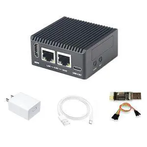 NanoPi R76S Mini Router, RK3576 Octa-Core SoC with 6TOPS NPU AI Model, LPDDR4X 4GB RAM 64GB eMMC, Dual 2.5G Ethernet, Support M.2 Wi-Fi Module (with M.2 WiFi, LPDDR4X 4GB, Power Kit) NanoPi R76S Mini Router, RK3576 Octa-Core SoC with 6TOPS NPU AI Model, LPDDR4X 4GB RAM 64GB eMMC, Dual 2.5G Ethernet, Support M.2 Wi-Fi Module (with M.2 WiFi, LPDDR4X 4GB, Power Kit)