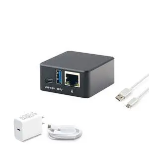 FriendlyElec NanoPi NEO3 Plus Mini Router OpenWRT, 1GB/2GB LPDDR4 RAM, Rockchip RK3528A SoC, Gigabit Ethernet, USB 3.0, eMMC Module Slot, FriendlyWrt/Linux OS (with Case,1+0GB,Power Kit) FriendlyElec NanoPi NEO3 Plus Mini Router OpenWRT, 1GB/2GB LPDDR4 RAM, Rockchip RK3528A SoC, Gigabit Ethernet, USB 3.0, eMMC Module Slot, FriendlyWrt/Linux OS (with Case,1+0GB,Power Kit)