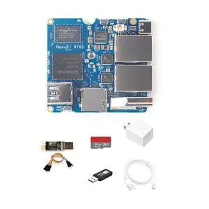NanoPi R76S Mini Router, RK3576 Octa-Core SoC with AI Model, LPDDR5 16GB RAM 32GB eMMC, 6TOPS NPU,Dual 2.5G Ethernet, Support M.2 Wi-Fi Module (None M.2 WiFi, LPDDR4X 4GB, TF Card Kit) NanoPi R76S Mini Router, RK3576 Octa-Core SoC with AI Model, LPDDR5 16GB RAM 32GB eMMC, 6TOPS NPU,Dual 2.5G Ethernet, Support M.2 Wi-Fi Module (None M.2 WiFi, LPDDR4X 4GB, TF Card Kit)