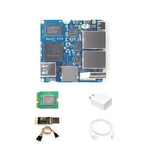 NanoPi R76S Mini Router, RK3576 Octa-Core SoC with AI Model, LPDDR5 16GB RAM 32GB eMMC, 6TOPS NPU,Dual 2.5G Ethernet, Support M.2 Wi-Fi Module (with M.2 WiFi, LPDDR4X 4GB, Power Kit) NanoPi R76S Mini Router, RK3576 Octa-Core SoC with AI Model, LPDDR5 16GB RAM 32GB eMMC, 6TOPS NPU,Dual 2.5G Ethernet, Support M.2 Wi-Fi Module (with M.2 WiFi, LPDDR4X 4GB, Power Kit)