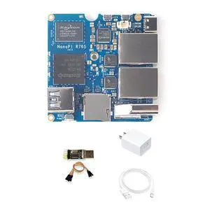 NanoPi R76S Mini Router, RK3576 Octa-Core SoC with AI Model, LPDDR5 16GB RAM 32GB eMMC, 6TOPS NPU,Dual 2.5G Ethernet, Support M.2 Wi-Fi Module (None M.2 WiFi, LPDDR4X 4GB, Power Kit) NanoPi R76S Mini Router, RK3576 Octa-Core SoC with AI Model, LPDDR5 16GB RAM 32GB eMMC, 6TOPS NPU,Dual 2.5G Ethernet, Support M.2 Wi-Fi Module (None M.2 WiFi, LPDDR4X 4GB, Power Kit)