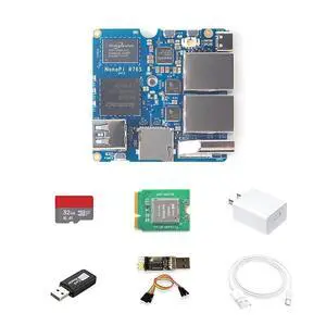 NanoPi R76S Mini Router, RK3576 Octa-Core SoC with AI Model, LPDDR5 16GB RAM 32GB eMMC, 6TOPS NPU,Dual 2.5G Ethernet, Support M.2 Wi-Fi Module (with M.2 WiFi, LPDDR4X 4GB, TF Card Kit) NanoPi R76S Mini Router, RK3576 Octa-Core SoC with AI Model, LPDDR5 16GB RAM 32GB eMMC, 6TOPS NPU,Dual 2.5G Ethernet, Support M.2 Wi-Fi Module (with M.2 WiFi, LPDDR4X 4GB, TF Card Kit)