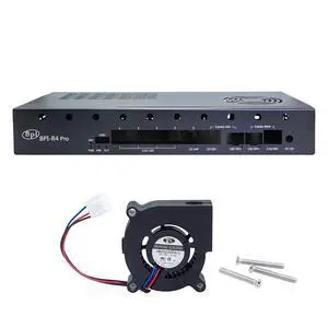 Metal Case + 5020 Blower Cooling Fan for Banana Pi BPI-R4 Pro WiFi7 Router, Protective Shell with 5020 Fan, Black (Only Case & Fan, No Router) Metal Case + 5020 Blower Cooling Fan for Banana Pi BPI-R4 Pro WiFi7 Router, Protective Shell with 5020 Fan, Black (Only Case & Fan, No Router)