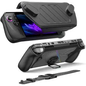PC0111 ModCase Compatible with ASUS ROG Ally X (2024), ROG Ally X Case with Detachable Front Shell, Include Protective Case, Face Cover, Metal Bracket and Strap - Basic Set PC0111 ModCase Compatible with ASUS ROG Ally X (2024), ROG Ally X Case with Detachable Front Shell, Include Protective Case, Face Cover, Metal Bracket and Strap - Basic Set