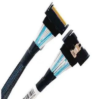 VoltSync PCIE5.0 MCIO x8 to MCIO 8i Extension Cable 32Gbps High-Speed Crossings U.2 Hard Disk Cable for Server (Black Straight to Straight 3m) VoltSync PCIE5.0 MCIO x8 to MCIO 8i Extension Cable 32Gbps High-Speed Crossings U.2 Hard Disk Cable for Server (Black Straight to Straight 3m)