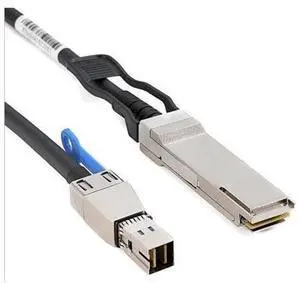 VoltSync MiniSAS HD SFF-8644 to QSFP 40G SFF-8436 Server Cable \u2014 12Gbps 28AWG 10 Ohm High-Speed Stacking Internal Connection Cable, Black (1M) VoltSync MiniSAS HD SFF-8644 to QSFP 40G SFF-8436 Server Cable \u2014 12Gbps 28AWG 10 Ohm High-Speed Stacking Internal Connection Cable, Black (1M)