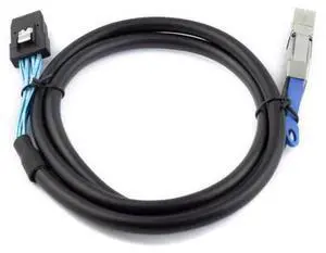 VoltSync Mini SAS HD SFF-8644 with IC to SFF-8087 Server Stacking Cable \u2013 12Gbps High Speed 28AWG 10 Ohm Data Cable, Black (2M) VoltSync Mini SAS HD SFF-8644 with IC to SFF-8087 Server Stacking Cable \u2013 12Gbps High Speed 28AWG 10 Ohm Data Cable, Black (2M)