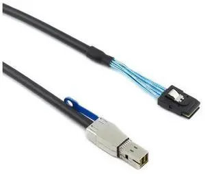 VoltSync Mini SAS HD SFF-8644 with IC to SFF-8087 Server Stacking Cable \u2013 12Gbps High Speed 28AWG 10 Ohm Data Cable, Black (0.5M) VoltSync Mini SAS HD SFF-8644 with IC to SFF-8087 Server Stacking Cable \u2013 12Gbps High Speed 28AWG 10 Ohm Data Cable, Black (0.5M)