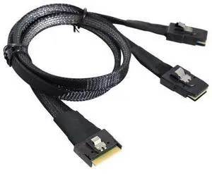 VoltSync SlimSAS SFF-8654 8i 74P to 2X SAS SFF-8087 Cable 12Gbps High Speed Internal Server Connection, Anti-Misplug Design, 32AWG 85 Ohm (1M) VoltSync SlimSAS SFF-8654 8i 74P to 2X SAS SFF-8087 Cable 12Gbps High Speed Internal Server Connection, Anti-Misplug Design, 32AWG 85 Ohm (1M)