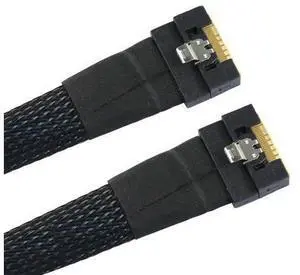 VoltSync SlimSAS SFF-8654 8i 8X 4.0 Cable 32AWG 24G High-Speed Server Interconnect with Anti-Misdirection Design (0.8M) VoltSync SlimSAS SFF-8654 8i 8X 4.0 Cable 32AWG 24G High-Speed Server Interconnect with Anti-Misdirection Design (0.8M)