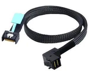 VoltSync Gen5 MCIO Slimline SFF-8654 4i to HD SFF-8643 90-Degree Cable \u2013 12G High-Speed Server Interconnect (0.5M) VoltSync Gen5 MCIO Slimline SFF-8654 4i to HD SFF-8643 90-Degree Cable \u2013 12G High-Speed Server Interconnect (0.5M)