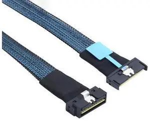 VoltSync PCIE5.0 MCIO 8X to LP SlimSAS SFF-8654 74P High-Speed Server Cable \u2013 24G Single-Channel, Low Profile (19.68, Inches) VoltSync PCIE5.0 MCIO 8X to LP SlimSAS SFF-8654 74P High-Speed Server Cable \u2013 24G Single-Channel, Low Profile (19.68, Inches)