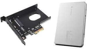VoltSync PCIe X4 x16 to U.2 NVMe Adapter Card 32Gbps/64Gbps High Speed Expansion Support U.2 SSD Compatible with PCIe X4 X8 X16 Slots (PCIE 3.0 X4 Card+Enclosure) VoltSync PCIe X4 x16 to U.2 NVMe Adapter Card 32Gbps/64Gbps High Speed Expansion Support U.2 SSD Compatible with PCIe X4 X8 X16 Slots (PCIE 3.0 X4 Card+Enclosure)
