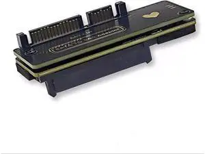 VoltSync SFF-8482 SAS 29Pin to 7+15 22Pin SATA Hard Disk Drive Raid Adapter with SAS Controller Chipset and Power Port VoltSync SFF-8482 SAS 29Pin to 7+15 22Pin SATA Hard Disk Drive Raid Adapter with SAS Controller Chipset and Power Port