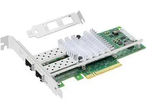 VoltSync PCI-E X8 10G Dual SFP+ Port Fiber Optic Network Card, X520-DA2 with 82599 Chip Ethernet Adapter Server E10G42BF Support Windows Server/Linux/VMware VoltSync PCI-E X8 10G Dual SFP+ Port Fiber Optic Network Card, X520-DA2 with 82599 Chip Ethernet Adapter Server E10G42BF Support Windows Server/Linux/VMware