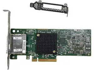 VoltSync SAS9207-8e 8-Port PCIe LSI IT Mode 9207-8e SAS 6Gb/s External HBA RAID Card VoltSync SAS9207-8e 8-Port PCIe LSI IT Mode 9207-8e SAS 6Gb/s External HBA RAID Card