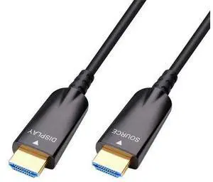 VoltSync 10m Fiber Optic HDMI Cable 4K 60Hz 1080p HD Video 3D ARC HDCP CEC High Speed Long Cord for Computer Monitor TV Projector (32 Feet, Black) VoltSync 10m Fiber Optic HDMI Cable 4K 60Hz 1080p HD Video 3D ARC HDCP CEC High Speed Long Cord for Computer Monitor TV Projector (32 Feet, Black)