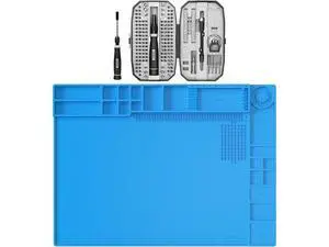 VoltSync Precision Screwdriver Set 153 in 1 Small Screwdriver Set with Case+Soldering Mat Large, Solder Mat Heat Resistant 932°F VoltSync Precision Screwdriver Set 153 in 1 Small Screwdriver Set with Case+Soldering Mat Large, Solder Mat Heat Resistant 932°F