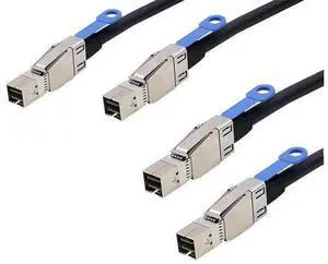 VoltSync External Mini SAS HD Cable, SFF-8644 to SFF-8644 Cable, Hard Disk Server Data Sync Transmission Cable, 1Meter/3.3ft, 2 Pack VoltSync External Mini SAS HD Cable, SFF-8644 to SFF-8644 Cable, Hard Disk Server Data Sync Transmission Cable, 1Meter/3.3ft, 2 Pack