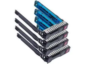 VoltSync Pack-4 2.5" SAS SATA SFF SAS Drive Tray Caddy 651687-001 651699-001 Compatible for H-P Gen8 Gen9 G8 G9 ML350p DL360e DL320e DL380e SL270 sL230 VoltSync Pack-4 2.5" SAS SATA SFF SAS Drive Tray Caddy 651687-001 651699-001 Compatible for H-P Gen8 Gen9 G8 G9 ML350p DL360e DL320e DL380e SL270 sL230