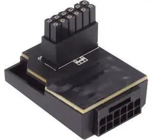 VoltSync 12VWR ATX3.0 PCI-E 5.0 Power Modular Male to Female Adapter Extension Up Angled 90 Degree for 3080 3090TI PSU 16Pin 12+4P Graphics Card VoltSync 12VWR ATX3.0 PCI-E 5.0 Power Modular Male to Female Adapter Extension Up Angled 90 Degree for 3080 3090TI PSU 16Pin 12+4P Graphics Card