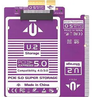 VoltSync PCIe to U.2 U.3 NVMe SSD Adapter Card \u2013 128Gbps / 64Gbps Expansion Board with Gold-Plated Connector, Stable Signal, High-Efficiency Heat Dissipation (P579) VoltSync PCIe to U.2 U.3 NVMe SSD Adapter Card \u2013 128Gbps / 64Gbps Expansion Board with Gold-Plated Connector, Stable Signal, High-Efficiency Heat Dissipation (P579)