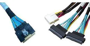 VoltSync SlimSAS 8X to 2*U.2 NVMe Adapter,SFF-8654 74pin to 2*SFF-8639 68pin Cable with Power, 75CM(Broadcom MPN 05-60005-00CBL-SAST-0953) VoltSync SlimSAS 8X to 2*U.2 NVMe Adapter,SFF-8654 74pin to 2*SFF-8639 68pin Cable with Power, 75CM(Broadcom MPN 05-60005-00CBL-SAST-0953)
