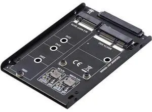 VoltSync Dual MSATA B+M SSD Card JBOD Raid0 Span Bridge to 2.5inch SATA Combo HDD Disk Drive Enclosure VoltSync Dual MSATA B+M SSD Card JBOD Raid0 Span Bridge to 2.5inch SATA Combo HDD Disk Drive Enclosure