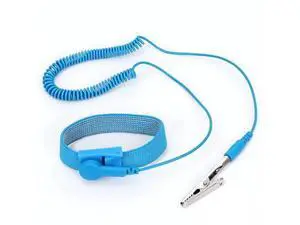 Anti Static Wrist Strap, 11" Antistatic Wrist Band Grounding Bracelet ESD Wrist Strap Adjustable wristband with Alligator Clip, Extra Long Cord for PC Computer Building Electronics Repair Anti Static Wrist Strap, 11" Antistatic Wrist Band Grounding Bracelet ESD Wrist Strap Adjustable wristband with Alligator Clip, Extra Long Cord for PC Computer Building Electronics Repair