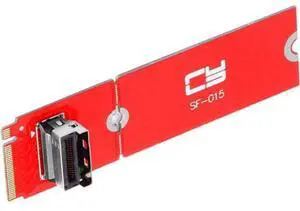 VoltSync PCI-E 4.0 M.2 M-Key to MCIO Mini Cool Edge IO Female Host Adapter for PCIe Nvme SSD 2280 2230 VoltSync PCI-E 4.0 M.2 M-Key to MCIO Mini Cool Edge IO Female Host Adapter for PCIe Nvme SSD 2280 2230