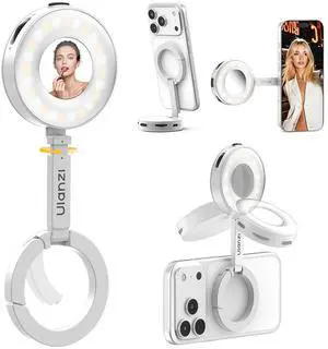 VoltSync ML05 Phone Light, Dual-Sided Magnetic Cell Phone Selfie Lights for iPhone/Android, 9000K CRI97 360° Smartphone LED Beauty Ring Fill Light for Computer, Laptop, Webcam, Video Recording, Photo VoltSync ML05 Phone Light, Dual-Sided Magnetic Cell Phone Selfie Lights for iPhone/Android, 9000K CRI97 360° Smartphone LED Beauty Ring Fill Light for Computer, Laptop, Webcam, Video Recording, Photo