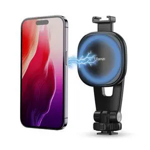 VoltSync Magnetic iPhone Tripod Mount MA23, Magnet Phone Holder Adapter Tripod Attachment Compatible with MagSafe Only for iPhone 12 13 14 15 16 Plus Pro Max All Series VoltSync Magnetic iPhone Tripod Mount MA23, Magnet Phone Holder Adapter Tripod Attachment Compatible with MagSafe Only for iPhone 12 13 14 15 16 Plus Pro Max All Series