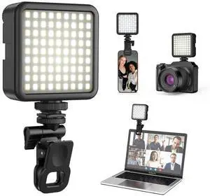 VoltSync VL-81 Camera Phone Selfie Light with Clip & Cold Shoe, 3200K-5600K CRI95 3000mAh Bi-Color Portable LED Video Light for iPhone, Cameras, Selfie, Vlog, Filming, Video Recording VoltSync VL-81 Camera Phone Selfie Light with Clip & Cold Shoe, 3200K-5600K CRI95 3000mAh Bi-Color Portable LED Video Light for iPhone, Cameras, Selfie, Vlog, Filming, Video Recording
