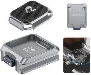 VoltSync UKA Stabilizer Quick Release Kit with QR Plate,Compatible with RS 2, RS 3, RS 3 Pro, RS 4, RS 4 Pro, and RS 4 Mini VoltSync UKA Stabilizer Quick Release Kit with QR Plate,Compatible with RS 2, RS 3, RS 3 Pro, RS 4, RS 4 Pro, and RS 4 Mini