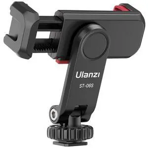 VoltSync ST-06S Phone Tripod Mount, Universal Smartphone Mount Adapter with 2 Cold Shoe, 360° Rotates Adjustable Cell Phone Clip Clamp Holder, Compatible with iPhone 17/16/15, Samsung Galaxy Cell Phon VoltSync ST-06S Phone Tripod Mount, Universal Smartphone Mount Adapter with 2 Cold Shoe, 360° Rotates Adjustable Cell Phone Clip Clamp Holder, Compatible with iPhone 17/16/15, Samsung Galaxy Cell Phon