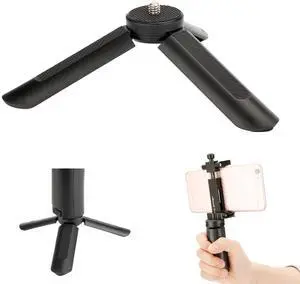 VoltSync Mini Tripod Stand for Selfie Stick Monopod Stabilizer, Portable Folding Desktop Stand for for ZHIYUN Smooth Q/Smooth 4/ Feiyu/DJI OSMO Pocket 4 3 Camera VoltSync Mini Tripod Stand for Selfie Stick Monopod Stabilizer, Portable Folding Desktop Stand for for ZHIYUN Smooth Q/Smooth 4/ Feiyu/DJI OSMO Pocket 4 3 Camera
