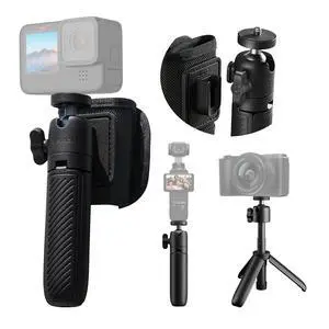VoltSync MT88 ClipMate Tripod Mini Extension Rod for Pocket 3/Xtra Muse/Insta360 X5 X4/Action Cameras, 3-in-1 Selfie Stick w Backpack Mount Shoulder Strap, Adjustable Tabletop Tripod Handle Grip VoltSync MT88 ClipMate Tripod Mini Extension Rod for Pocket 3/Xtra Muse/Insta360 X5 X4/Action Cameras, 3-in-1 Selfie Stick w Backpack Mount Shoulder Strap, Adjustable Tabletop Tripod Handle Grip
