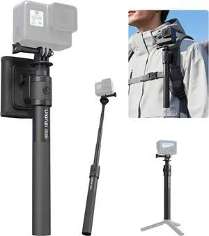 VoltSync 44.88" Invisible Selfie Stick for Insta360 X5/X4/X3/DJI Osmo 360 - VL04 ClipMate Extension Pole with Universal 1/4" Mount for Insta360/GoPro/DJI OSMO Pocket 3/Xtra Muse Action Cameras VoltSync 44.88" Invisible Selfie Stick for Insta360 X5/X4/X3/DJI Osmo 360 - VL04 ClipMate Extension Pole with Universal 1/4" Mount for Insta360/GoPro/DJI OSMO Pocket 3/Xtra Muse Action Cameras