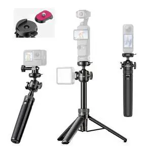 VoltSync MT90 Tripod Stand Vlog Handle Grip with Cka Quick Release w Ballhead w Cold Shoe, Camera Desktop Mini Tripod for GoPro, Insta360, DJI Osmo Pocket 3 4/Action 6 5pro 4/360, Small Cameras VoltSync MT90 Tripod Stand Vlog Handle Grip with Cka Quick Release w Ballhead w Cold Shoe, Camera Desktop Mini Tripod for GoPro, Insta360, DJI Osmo Pocket 3 4/Action 6 5pro 4/360, Small Cameras
