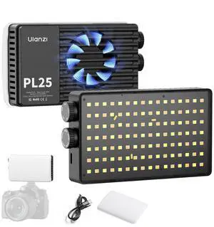 VoltSync PL25 Video Light, 25W LED Camera Light Mini Panel Bi-Color for DSLR Photography, 3200Lux, CRI96 2700K-6500K, 2000mAh Rechargeable Portable On-Camera Lighting for Photo, Video, YouTube, Vlog VoltSync PL25 Video Light, 25W LED Camera Light Mini Panel Bi-Color for DSLR Photography, 3200Lux, CRI96 2700K-6500K, 2000mAh Rechargeable Portable On-Camera Lighting for Photo, Video, YouTube, Vlog
