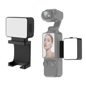 VoltSync LM001 Magnetic Mini Light for DJI Osmo Pocket 4/3 Xtra 500mAh 5800K CRI 95 IPX4 Water Resistance 2W USB C Rechargeable Auxiliary LED Fill Light Brightness 3-Levels Adjustable VoltSync LM001 Magnetic Mini Light for DJI Osmo Pocket 4/3 Xtra 500mAh 5800K CRI 95 IPX4 Water Resistance 2W USB C Rechargeable Auxiliary LED Fill Light Brightness 3-Levels Adjustable